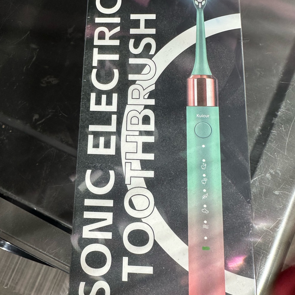 Sonic Electric Toothbrush - Green And Pink